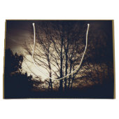 Foggy Fall Abend Große Geschenktüte (Vorderseite)