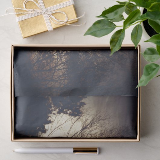 Foggy Fall Abend Seidenpapier (Geschenk)