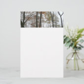 Foggy Fall in Pennsylvania Herbst Natur Briefpapier (Stehend Vorderseite)