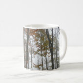 Foggy Fall in Pennsylvania Herbst Natur Kaffeetasse (VorderseiteRechts)