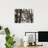 Foggy Fall in Pennsylvania Herbst Natur Poster (Heimbüro)