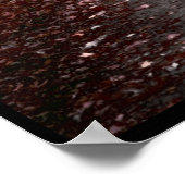 Foggy Fall Trail Poster (Ecke)