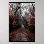 Foggy Fall Trail Poster (Vorne)