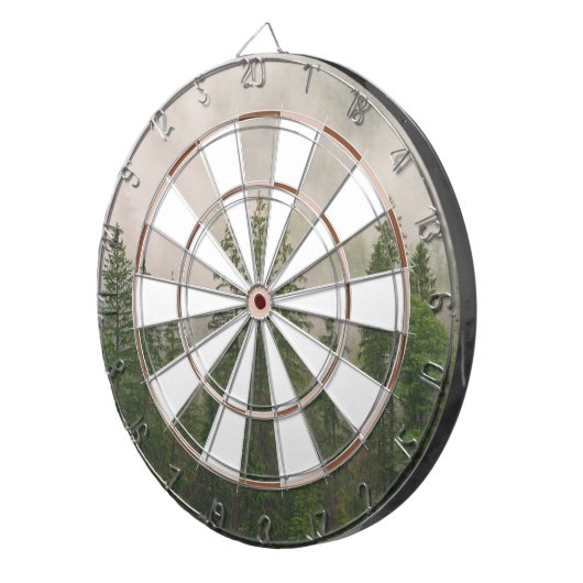 Foggy Forest Dartscheibe (Vorderseite rechts)