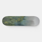 Foggy Forest Landschaft Coole Landschaft Skateboard (Horizontal)