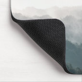 Foggy Forest Nature Foto Mousepad (Ecke)