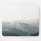 Foggy Forest Nature Foto Mousepad (Vorne)