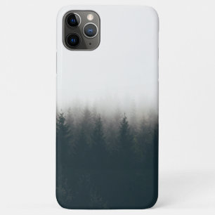 Foggy Forest Pine Mountain Ästhetische Kunst Case-Mate iPhone Hülle