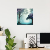 Foggy Forest Poster (Heimbüro)