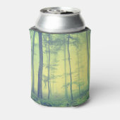 Foggy Forest: Vintages Frühling Foto. Dosenkühler (Kanne Rückseite)