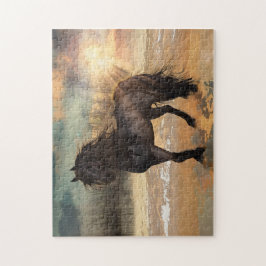 Foggy Friesian Morning Puzzle