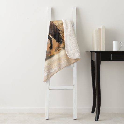 Foggy Friesian Morning Sherpadecke (Beispiel)