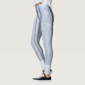 Foggy gefrorener Winterwald Leggings (Links)