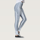 Foggy gefrorener Winterwald Leggings (Rechts)