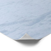 Foggy gefrorener Winterwald Poster (Ecke)