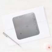 Foggy Gese Quadratischer Aufkleber (Umschlag)