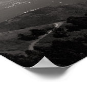 Foggy Golden Gate Poster (Ecke)