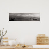 Foggy Golden Gate Poster (Küche)