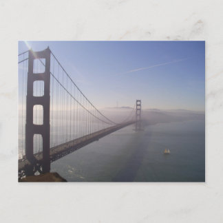 Foggy Golden Gate Postkarte
