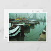 Foggy Harbour Postkarte (Vorne/Hinten)