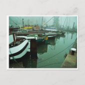 Foggy Harbour Postkarte (Vorderseite)