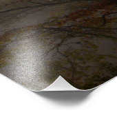 Foggy-Herbstfarben auf Skyline Drive, Virginia Fotodruck (Ecke)