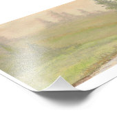 Foggy Hill Fotodruck (Ecke)