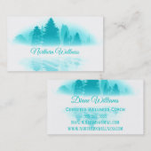 Foggy Lake Visitenkarte (Vorne/Hinten)