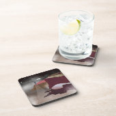 Foggy Lighthouse Getränkeuntersetzer (Rechte Seite)