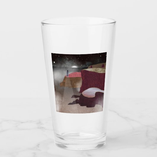 Foggy Lighthouse Glas (Vorderseite)
