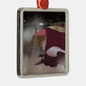 Foggy Lighthouse Ornament Aus Metall (Rechts)