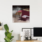 Foggy Lighthouse Poster (Heimbüro)