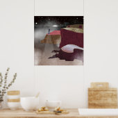 Foggy Lighthouse Poster (Küche)