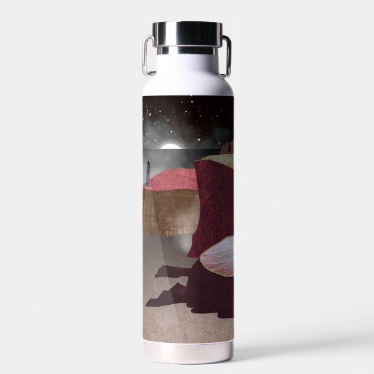 Foggy Lighthouse Trinkflasche (Vorne)