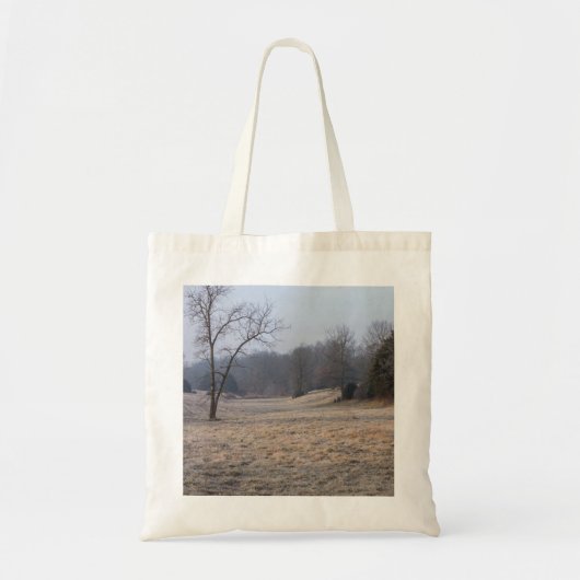 Foggy Meadow Tragetasche (Vorne)