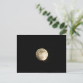 Foggy Moon Postkarte (Stehend Vorderseite)