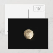 Foggy Moon Postkarte (Vorne/Hinten)
