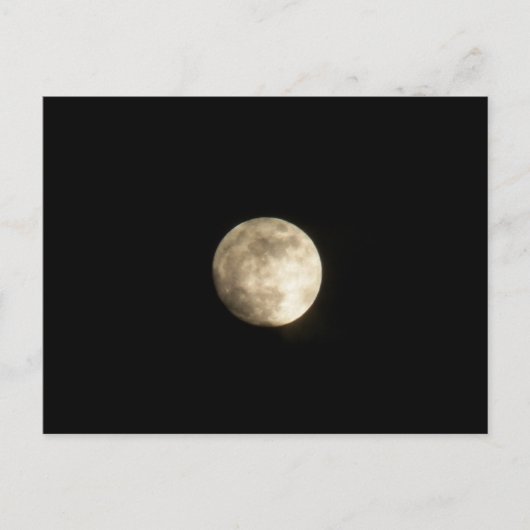 Foggy Moon Postkarte (Vorderseite)