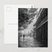 Foggy Morgenspaziergang Jackson Square Postkarte (Vorne/Hinten)