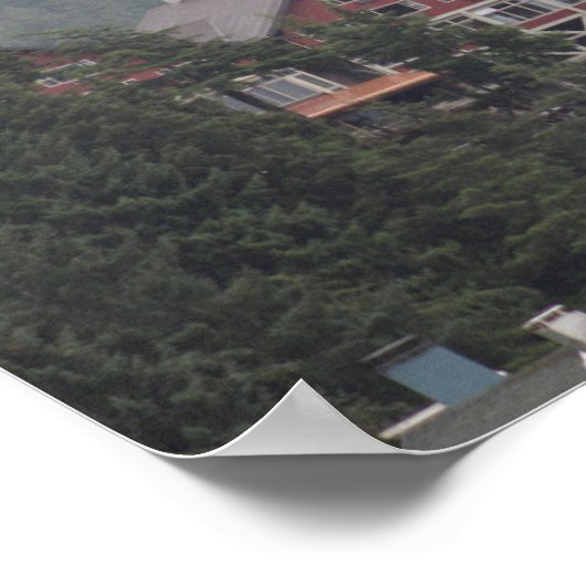 Foggy morn poster (Ecke)