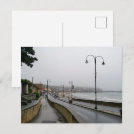 Foggy Morning at Scarborough Postkarte