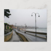 Foggy Morning at Scarborough Postkarte (Vorderseite)