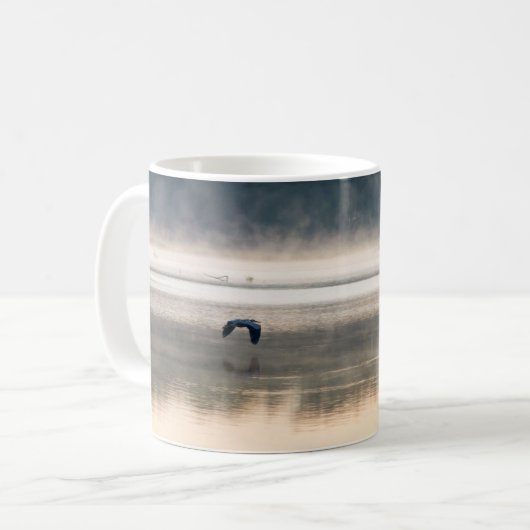 Foggy Morning Flight Coffee Tasse (Vorderseite Links)