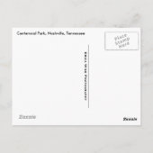 Foggy Morning im Centennial Park Postkarte (Rückseite)