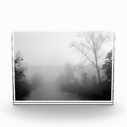 Foggy Morning im Cuyahoga Valley NP Fotoblock (Vorderseite)