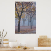Foggy Morning im Dom Park Poster (Küche)