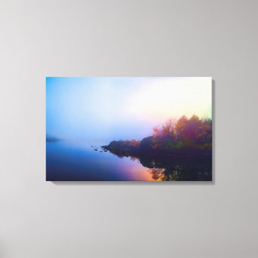 Foggy Morning Leinwanddruck (Vorderseite)