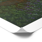 Foggy Morning on Bluffs Poster (Ecke)