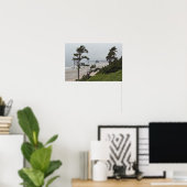 Foggy Morning on Cannon Beach, Oregon Poster (Heimbüro)