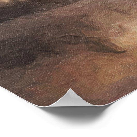 Foggy Morning Poster (Ecke)